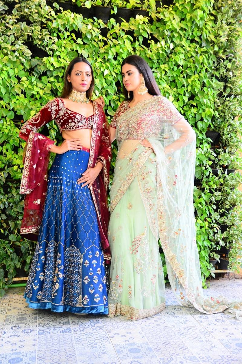 Models_wearing_Anju_Modi_Tyaani_by_Karan_Johar_at_the_event.