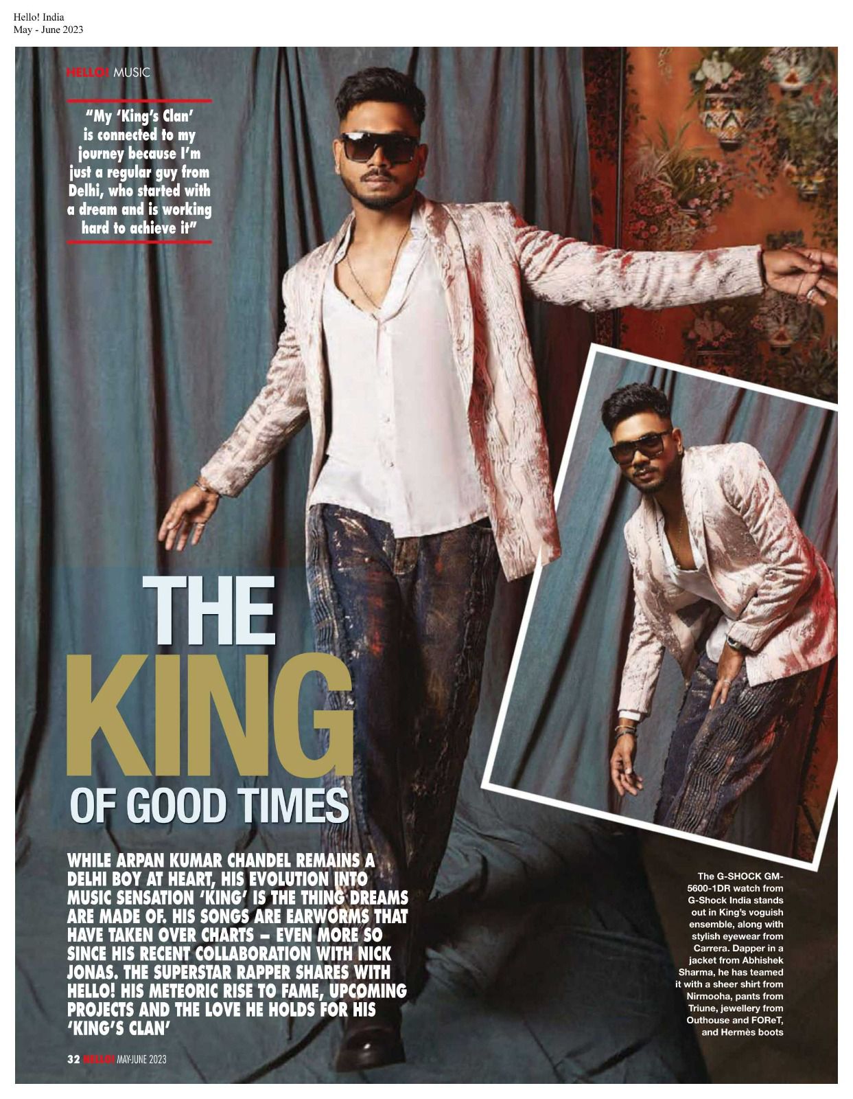 Abhishek Sharma - Hello Magazine