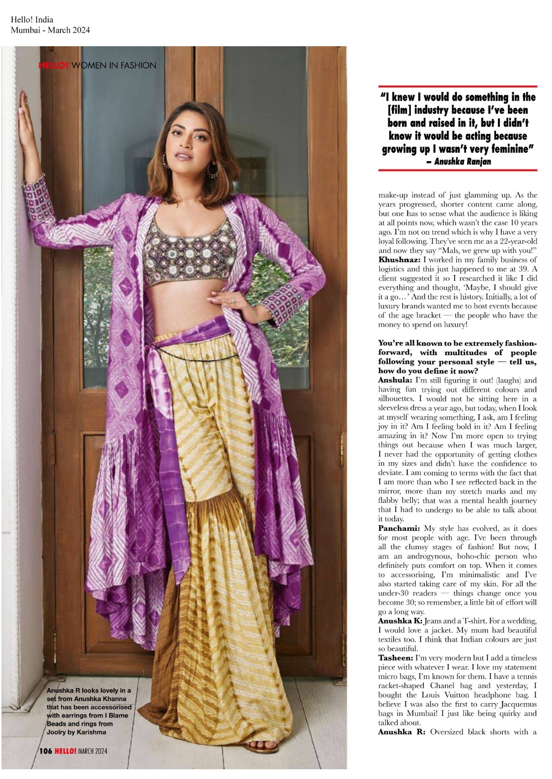 Hello X Joolry (Anushka Ranjan)